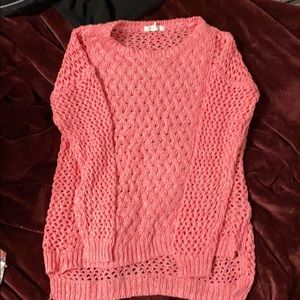 Pink sweater